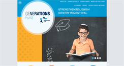 Desktop Screenshot of generationsfund.ca